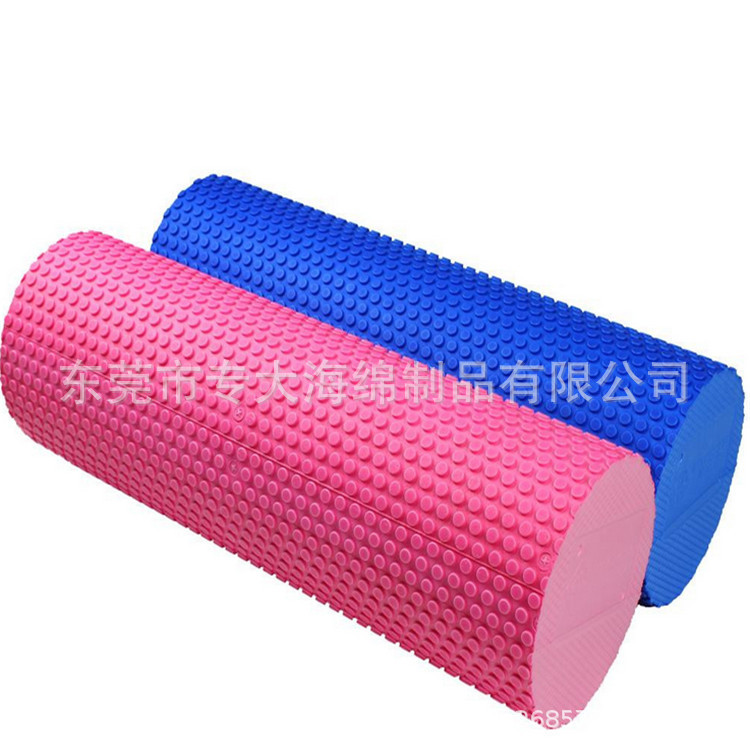 环保EVA空心瑜伽泡沫滚轴家用疏通按摩缓解肌肉酸胀瘦腿滚轮神器