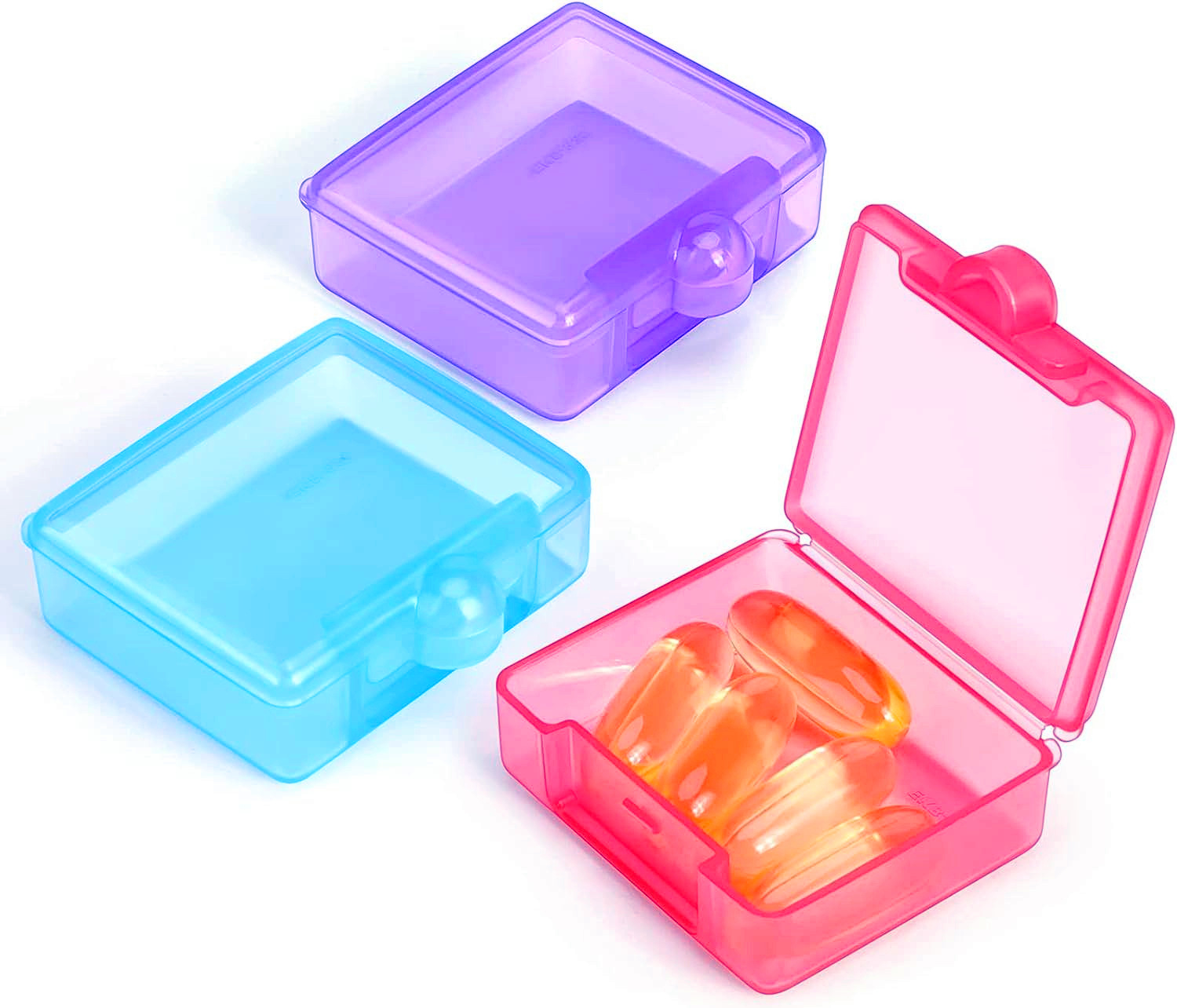 Nuevo XL Venta caliente 3 veces al día caja de la medicina caja de almacenamiento de rejilla única caja de traje conveniente caja de la medicina