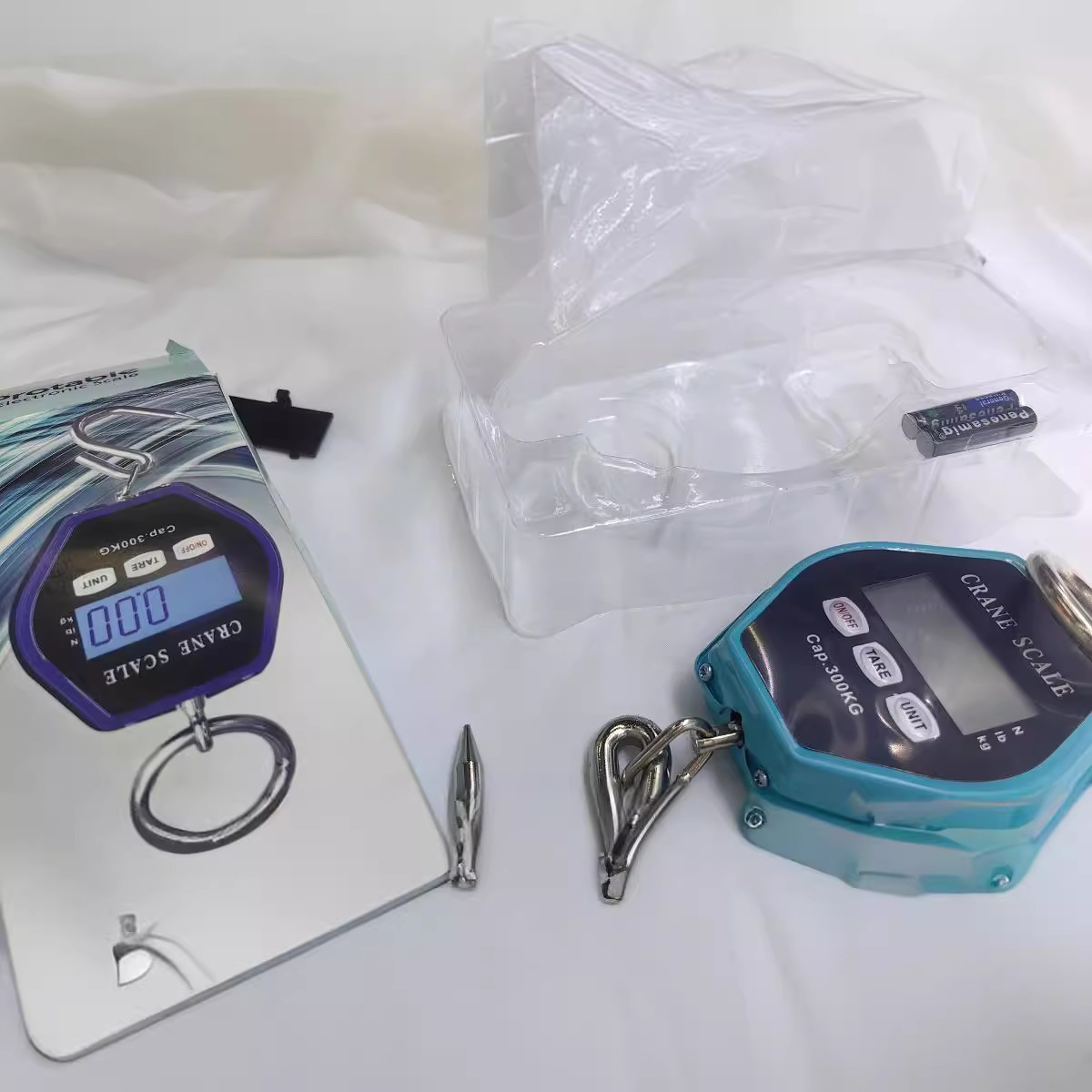 2024 nueva escala de mano 300kg escala electrónica gancho escala exportación