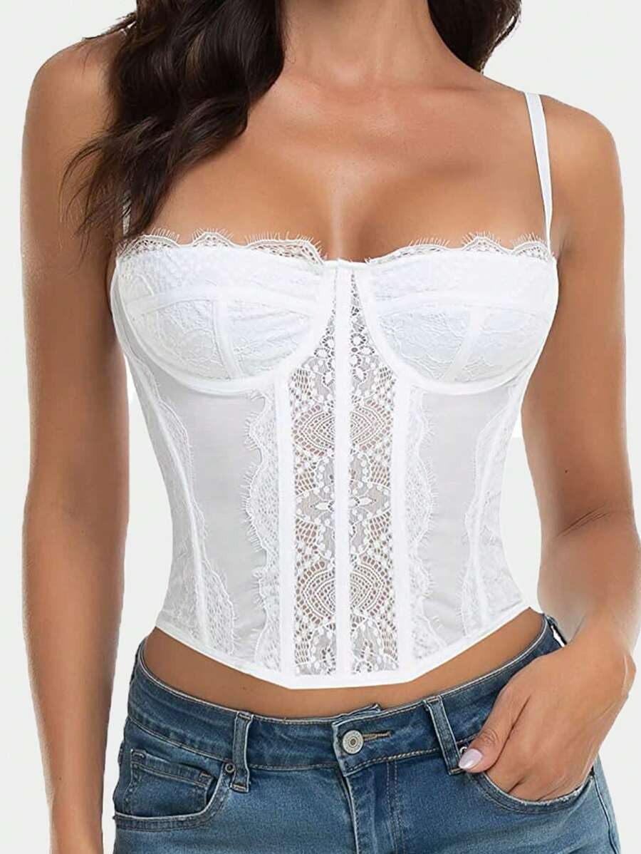 Sexy push up kanten bodycon bh top voor dames ondermode_voghion.com