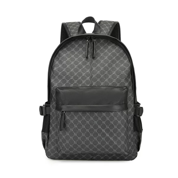 2023 new fashion trendy pattern men's backpack Korean style large capacity student computer backpack men's wholesale