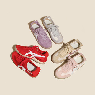 Su Yinyin's Versatile Thin Platform Shoes with Satin Color-Blocking and Hidden Heel, Casual Shoes for Women, Lightweight and Comfortable