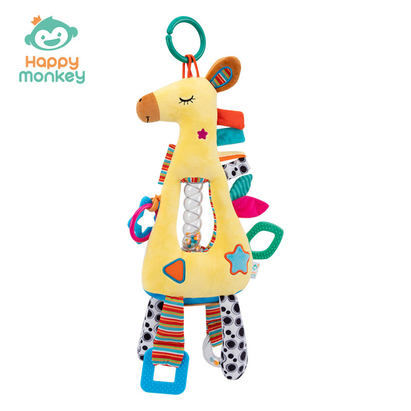 Happy monkey bebé cama multifuncional colgante agarre entrenamiento reloj de arena juguete bebé educación temprana torno colgante