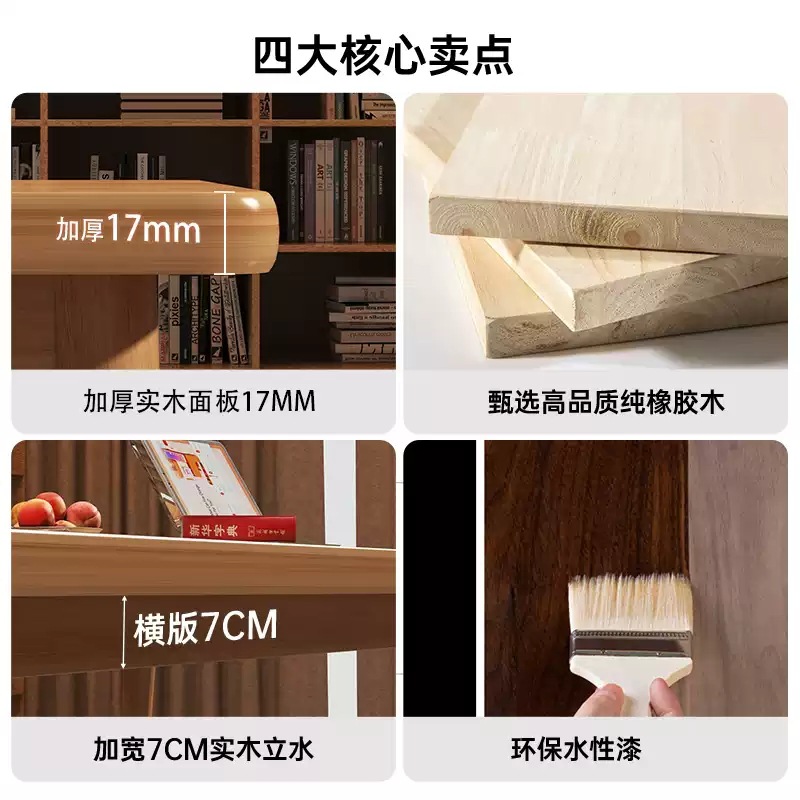 Mesa de comedor de madera maciza, mesa de comedor de estilo moderno y simple, mesa de comedor de estilo nórdico, mesa de comedor y silla de combinación de tabla grande y tabla larga