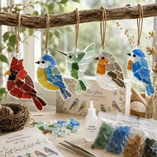 ����վ  DIY Sea Glass Collage Kit  ������ƴ�N�����b