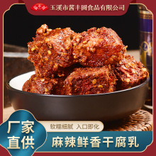 厂家直供麻辣干腐乳 发酵豆腐乳火锅调料下饭菜麻辣腐乳现货批发