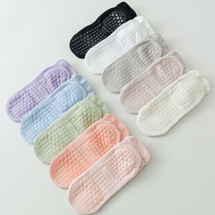 Women's Cotton Socks Spring and Summer Sweat-Absorbent and Deodorant Short-Tube Women's Socks Summer Mesh Breathable Women's Yoga Socks
