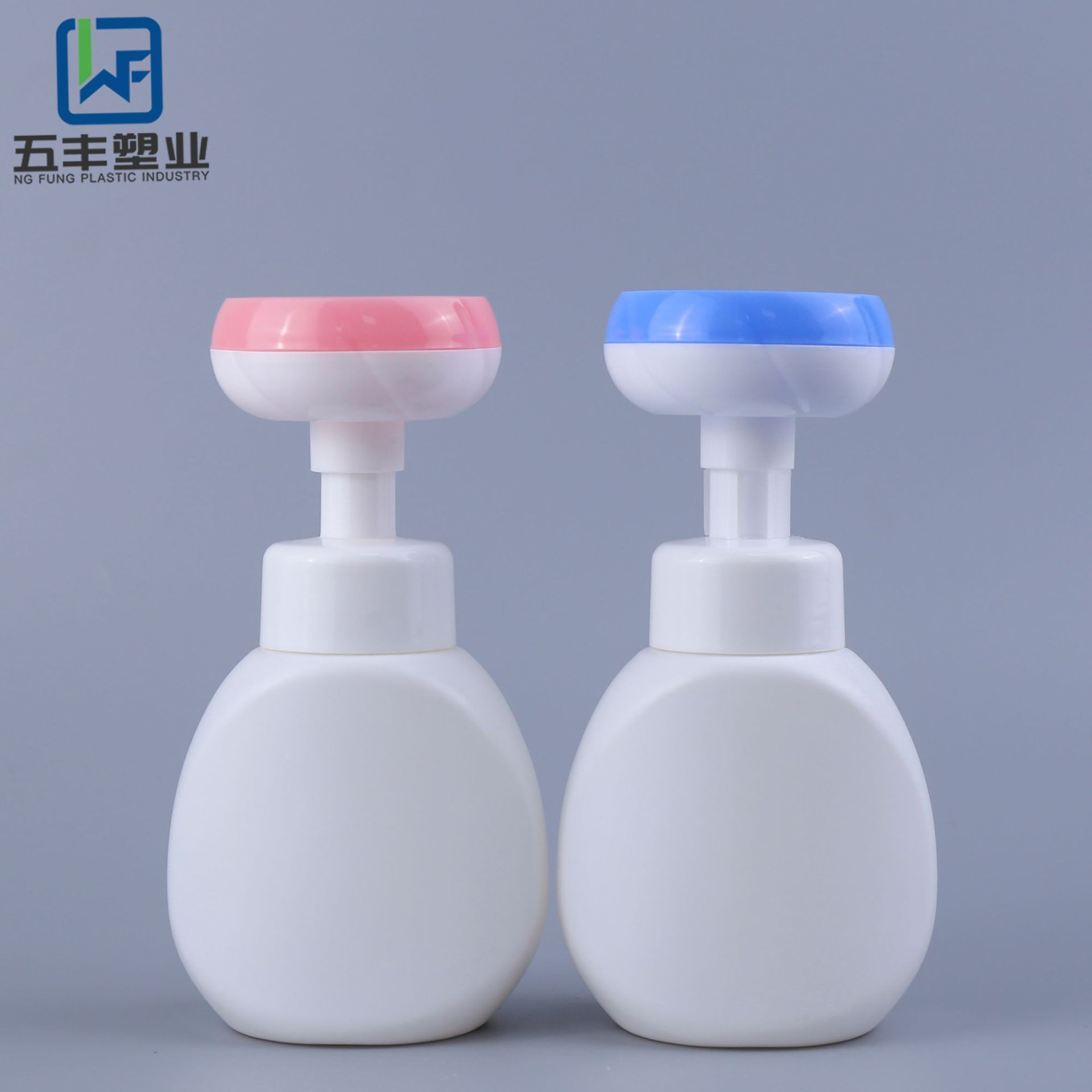 300ml flor espuma desinfectante de manos botella mousse de espuma mousse cabeza de la bomba de prensa niños desinfectante de manos botella de espuma