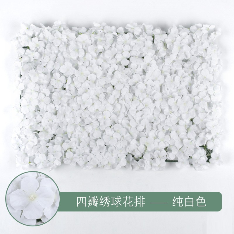 Muro de Flores de Hortensia para Decoración de Bodas, Arreglo Floral, Fondo de Pantalla, Alfombra de Pared, Arreglo Floral Artificial, Muro de Flores Famoso en Internet, Decoración de Bodas al por Mayor