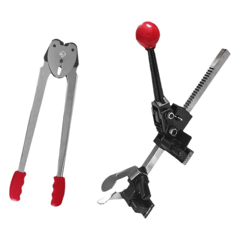 Ручной пневматический обвязочный инструмент для ПЭТ, пластиковых, стальных, фибровых, ПП и железных лент, портативный набор