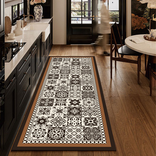 Kitchen Floor Mats, Water-Absorbing and Oil-Absorbing Mats, Universal Long Carpet Entry Door, Stain-Resistant Floor Mats