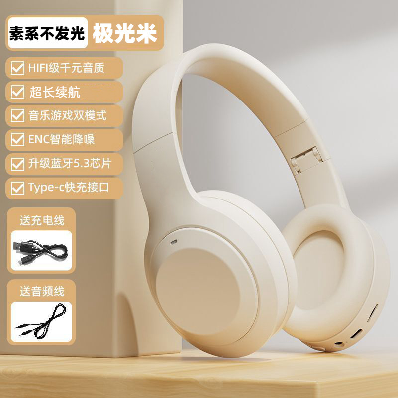 ワイヤレスヘッドセット、ヘッドマウントBluetoothヘッドセット、高品質ノイズリダクション、eスポーツゲーム、Bluetoothスポーツオンラインクラス、携帯電話、コンピュータ|undefined