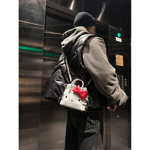 Hello Kitty Bow Big Face Cat Ear Style Handbag Princess Bag Girly Heart Crossbody Bag Shoulder Bag