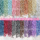 Home-made 1.6mm solid color pearl color antique beads handmade DIY bracelet necklace earrings jewelry accessories material rice beads