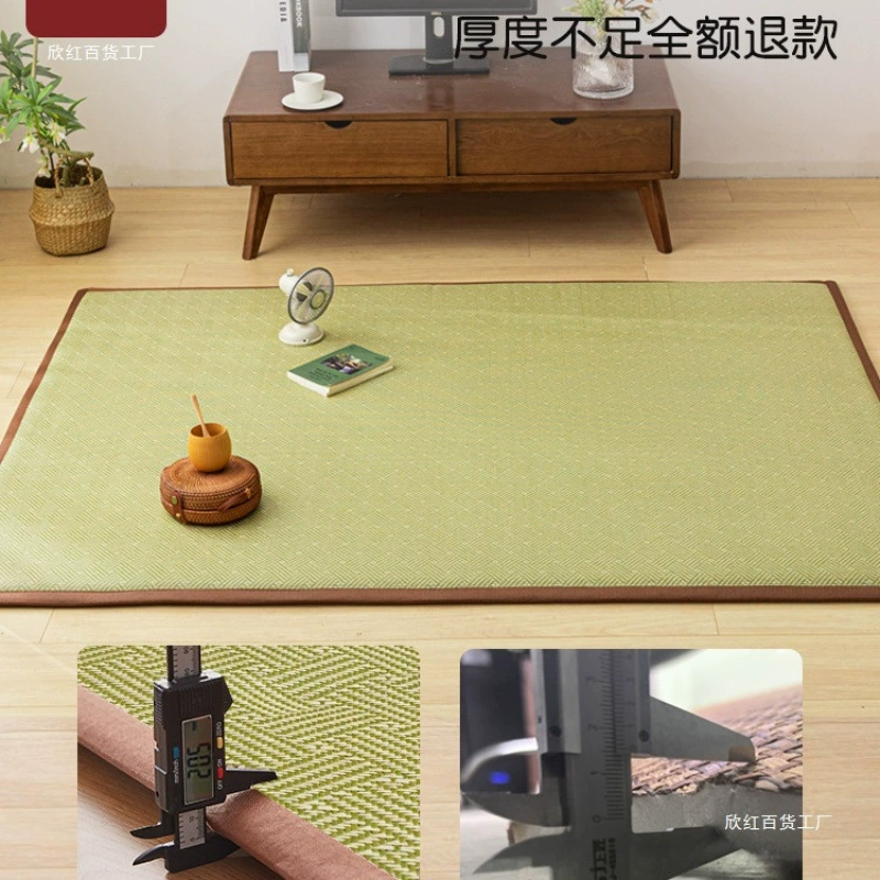 Напольная подушка из ледяного шелка в японском стиле, утолщенная хлопковой подкладкой, дышащий и складной матрас для домашнего использования.