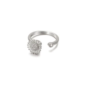 Ring, Amazon, diamond encrusted, 18 carat, flowered