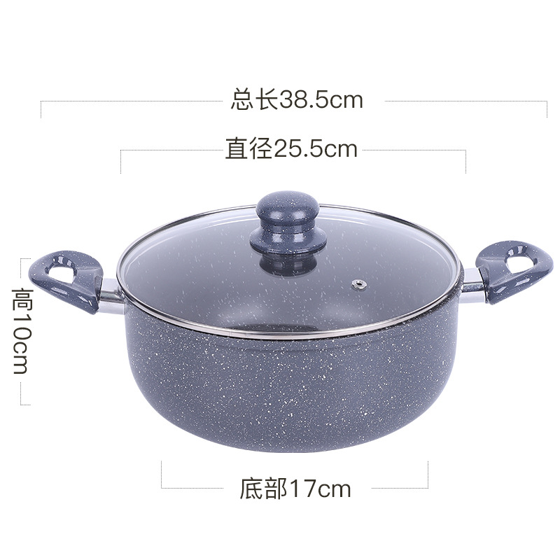 Nuevo conjunto de paneles transfronterizos de cuatro piezas, conjunto de paneles caseros prácticos, paneles antiadherentes, caja de regalo para reuniones anuales de paneles de paneles de paneles