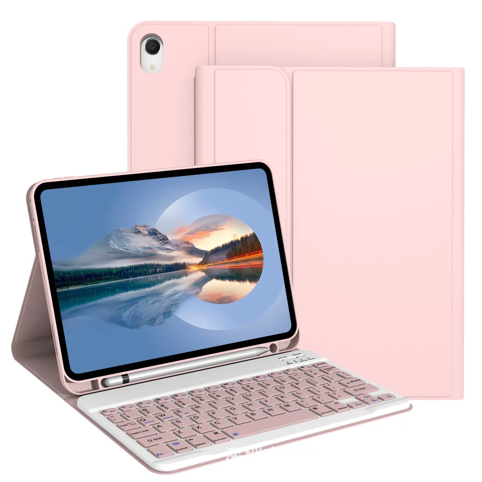 Совместимо с Apple iPad Air7 Protector 2025 Pro11 поколения Air6 клавиатура с Bluetooth, слот для стилуса