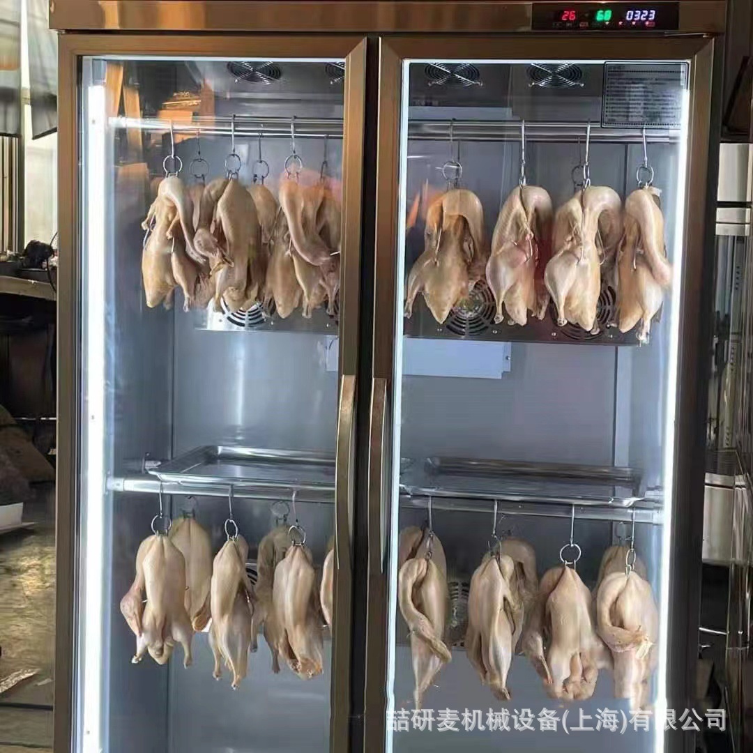 五花肉烤鸭烤鸡吹干柜风冷晾鸭柜 大型保鲜柜  220V智能晾鸭柜