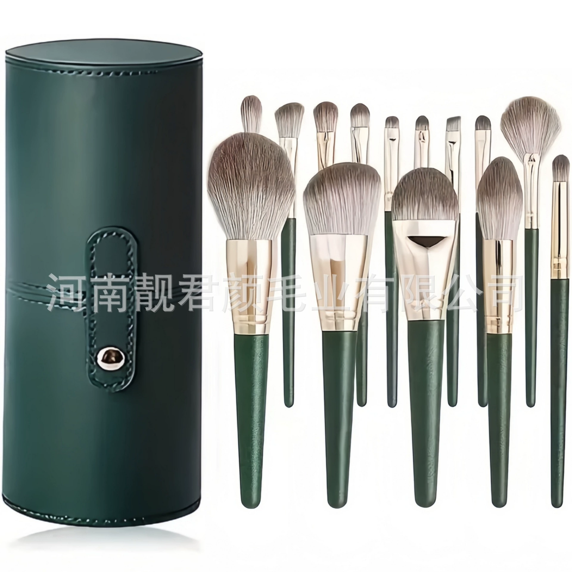 Soft brush, face blush, 14 pieces, full set