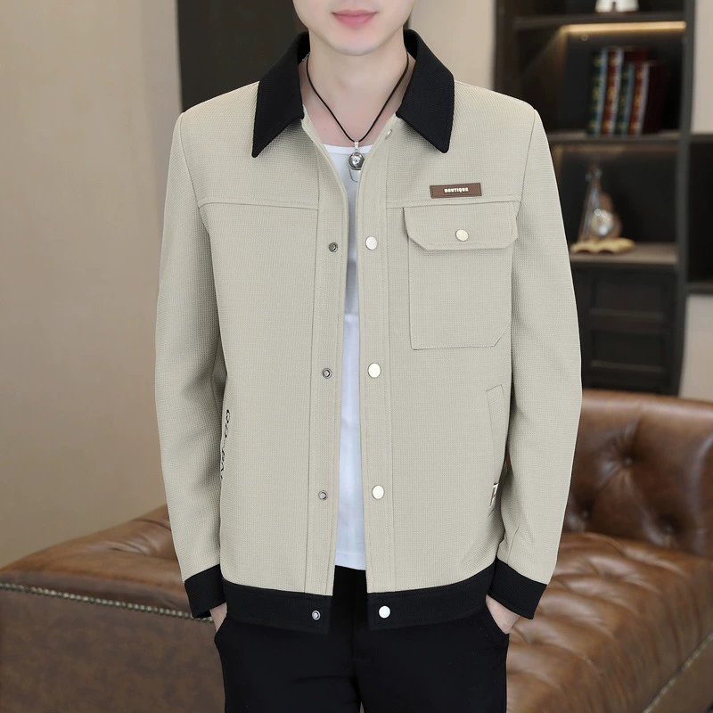 Теплая элитная демисезонная универсальная куртка, slim fit