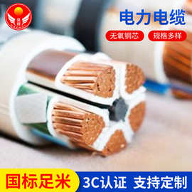 无氧铜电缆电线国标铜芯家装多芯无氧铜低压阻燃绝缘电力电缆线