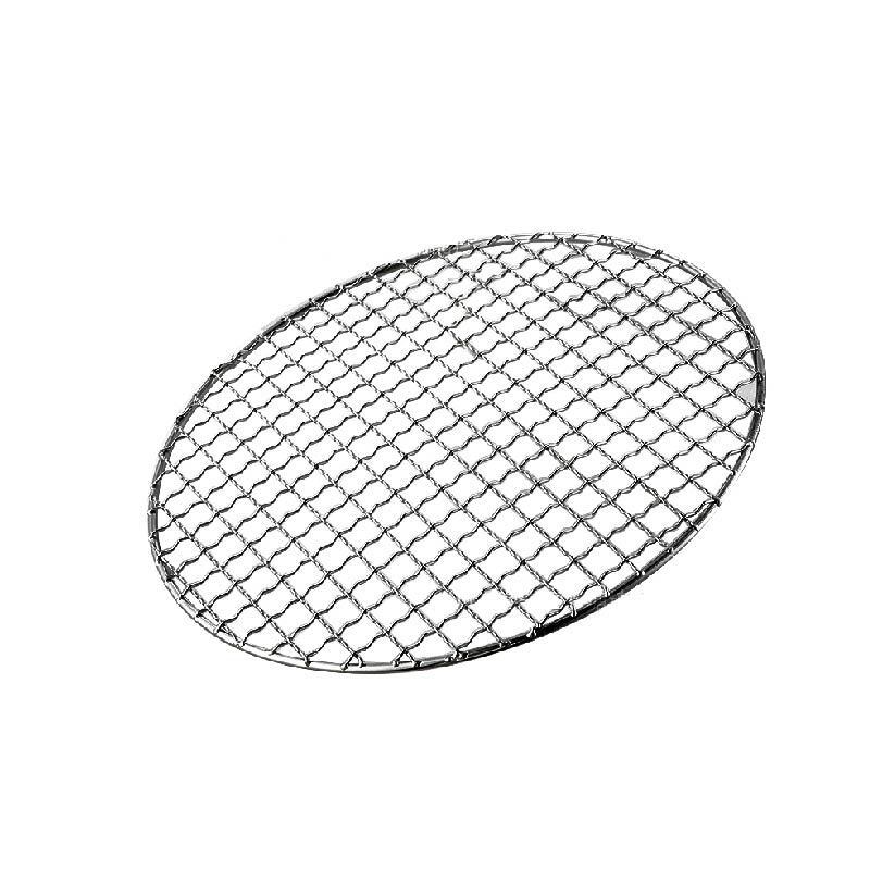 ステンレス鉄円形圧延バーベキューネット家庭用屋外キャンプ焼肉網囲炉煮茶部品耐高温|undefined