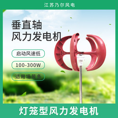 レッドランタン単葉ミニ風力発電機200W垂直軸風力発電機