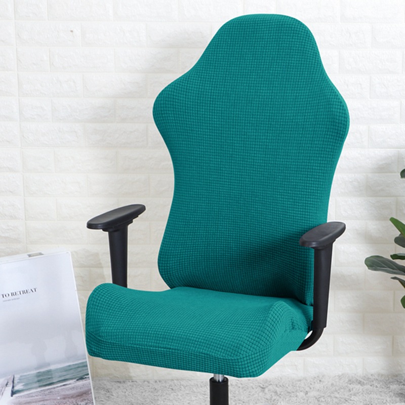 Stretch Waffle E-sports Chair Cover Computer Game Internet Cafe Competitive Seat Cover Dustproof Boss Seat Cover