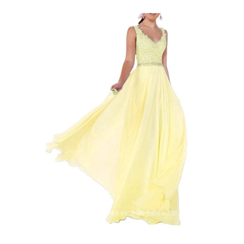 shiffon evening dress