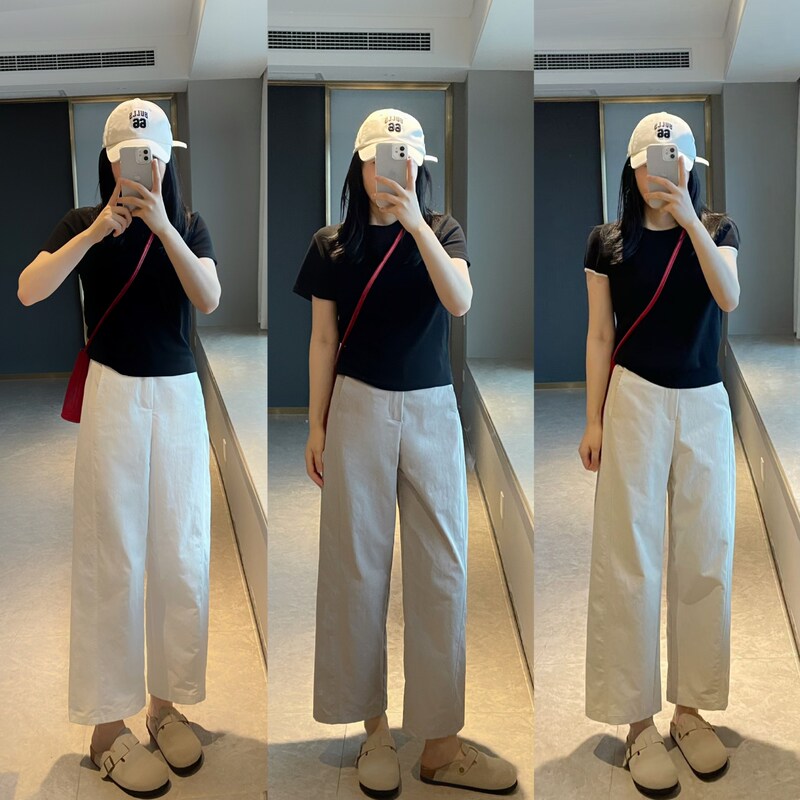 【Sea Salt Paper Pants for the Hot Summer Days】2026 New Summer Style for Petite Women, Lightweight Japanese-Style Casual Pants