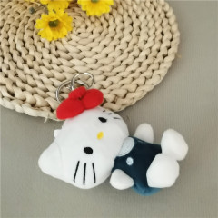 ミニ8cm子猫ぬいぐるみKTぬいぐるみキーホルダー