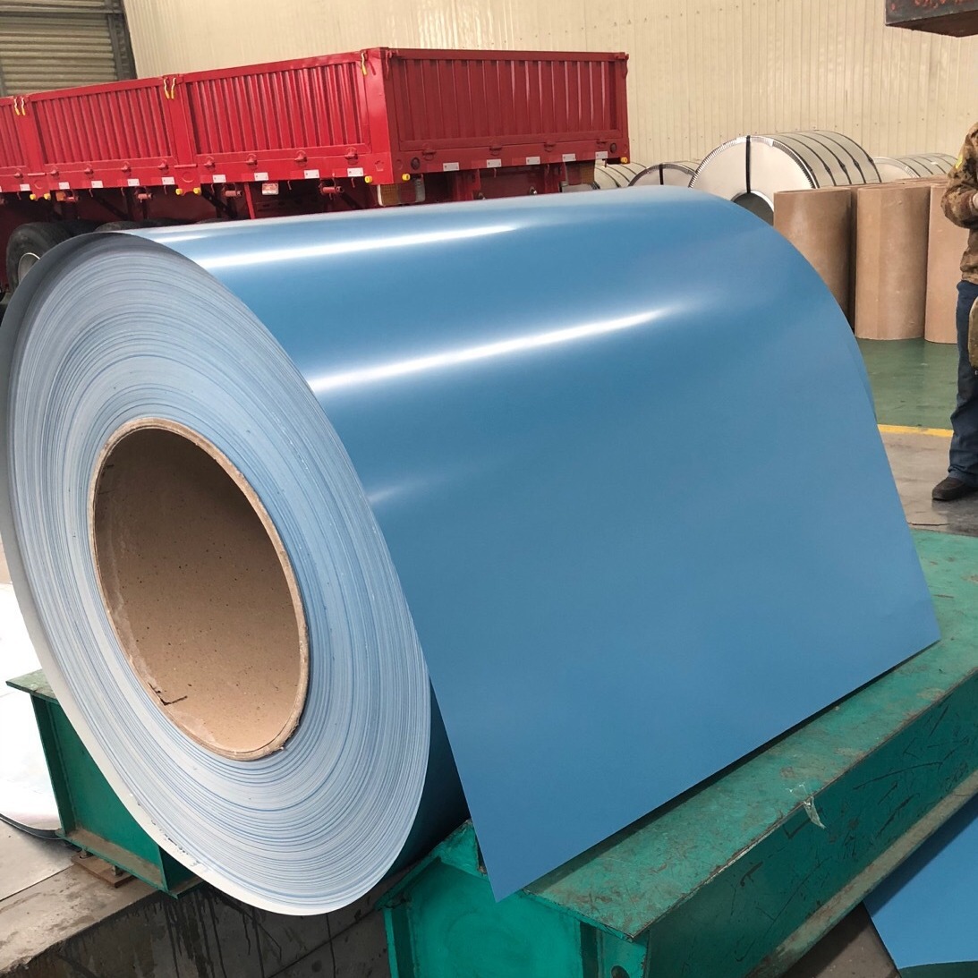 彩涂铝卷 建筑装饰用铝皮 屋顶铝镁锰聚酯3003彩涂铝卷 彩涂铝板