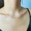 Golden necklace, small design universal minimalistic starry sky, does not fade, new collection