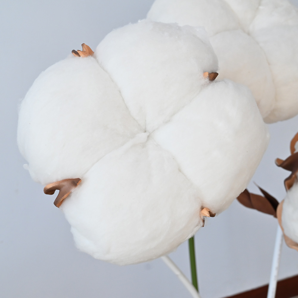 Simulación de algodón grande decoración del hogar decoración escena decoración al aire libre Simulación de flores ventanas de plantas