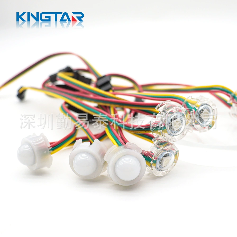 Светодиодный источник света 20 мм, пиксельный свет, 5 В, полноцветный RGB 2cm рекламный свет, светильник для развлечений, уличный водонепроницаемый светильник для вывески