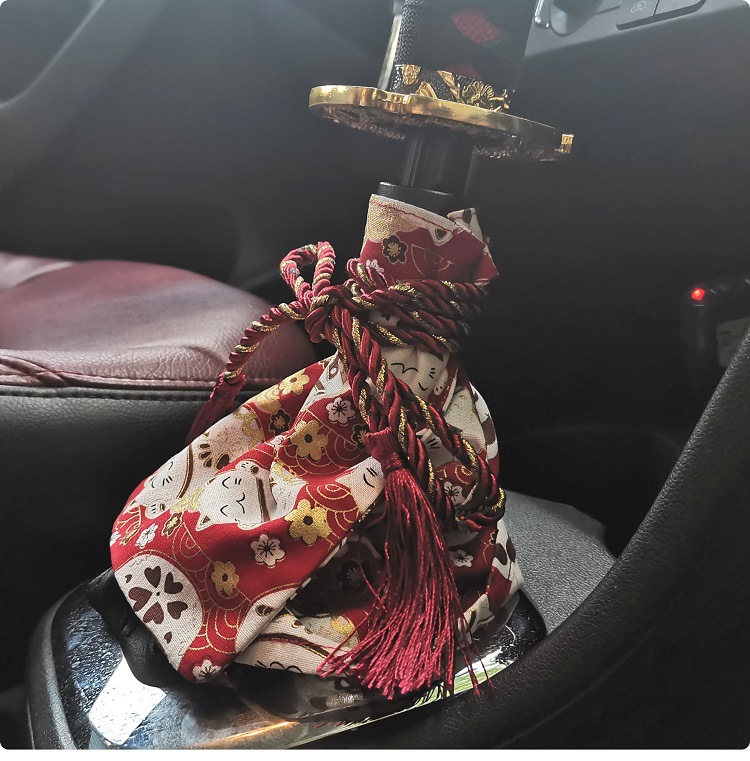 JDM Japanese-style car gear shift cover, manual transmission gear shift cover, popular cross-border product, car interior decoration, national trend