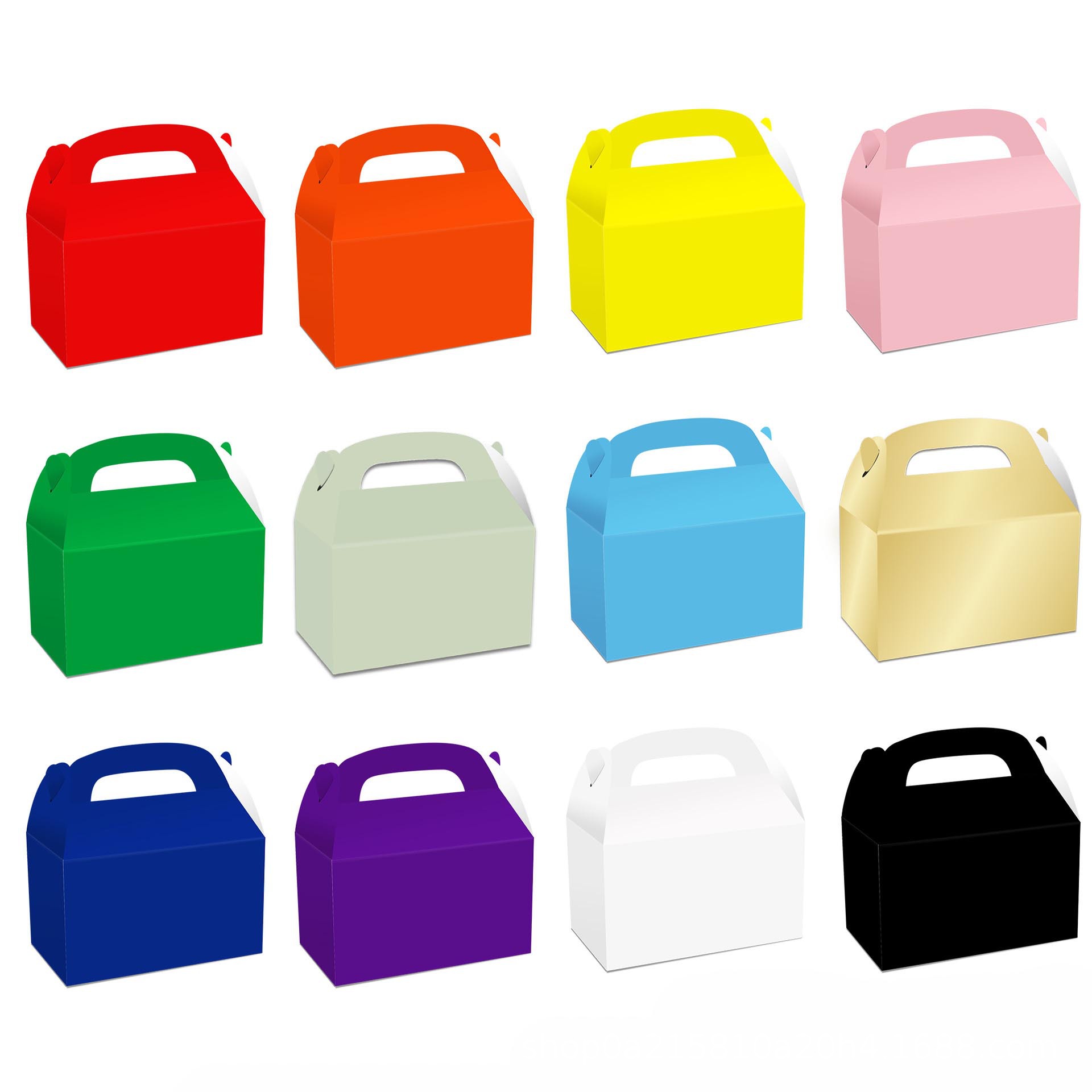 Cajas de papel de color sólido prefabricadas, cajas para pasteles, cajas de regalo de cartulina blanca, cajas de papel kraft, cajas de regalo, cajas para dulces