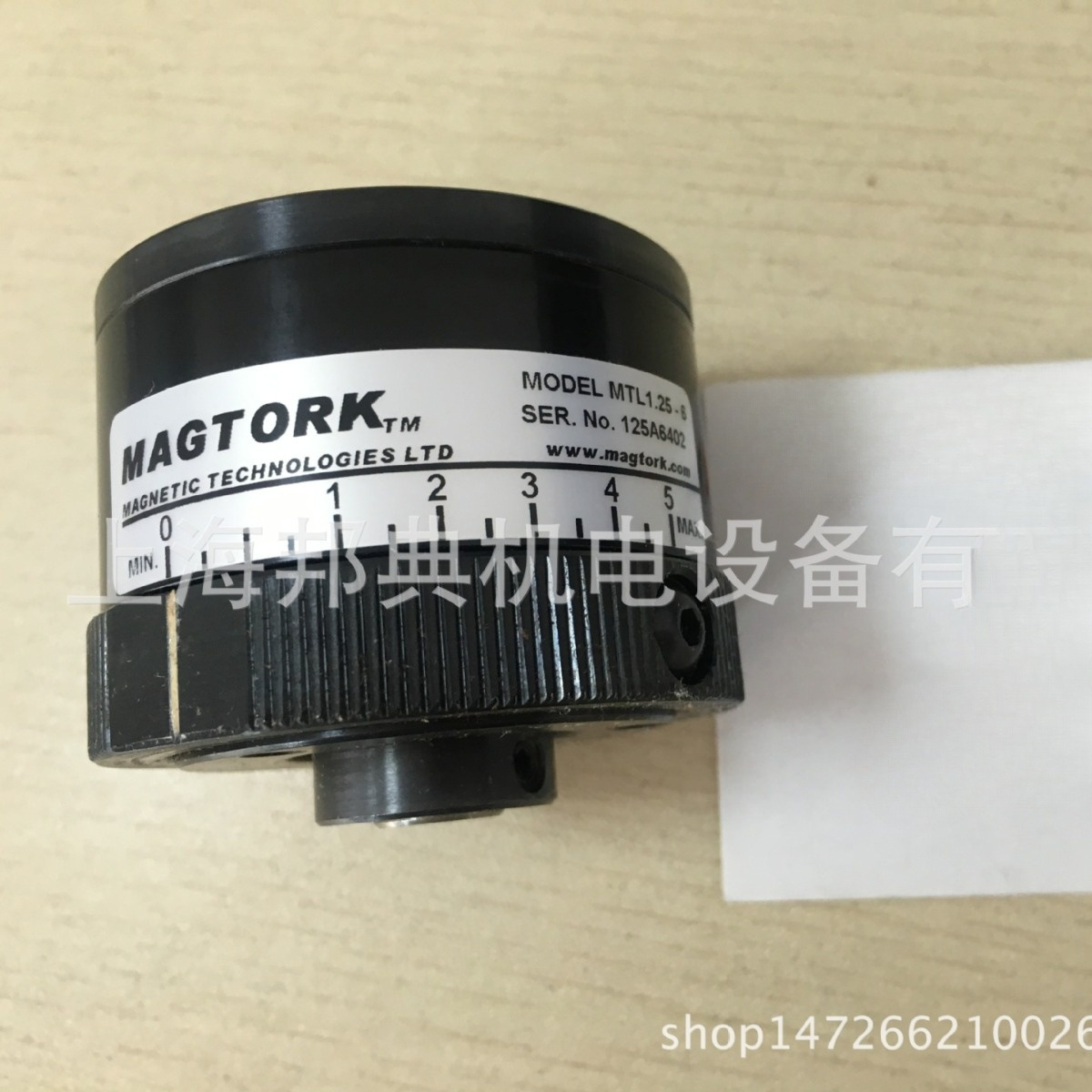优势供应美国原装 MAGTORK MTL1.25-6 离合器 扭矩控制器