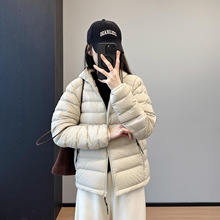 气质小暖炉~鸟家同款三星安心95鸭绒轻盈保暖排骨羽绒服女秋冬新