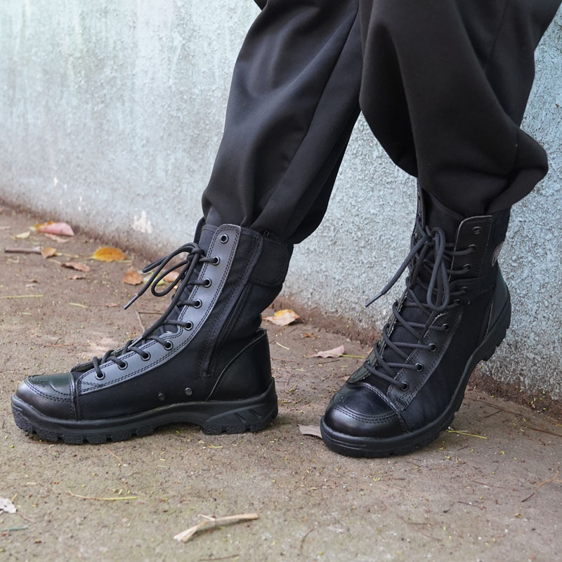 Canvas shoes mesh top light breathable combat boots men's summer tactical boots training boots_voghion.com