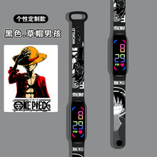 印花LED防水电子手表卡通触控小学生可爱幼儿园手环手表不掉色