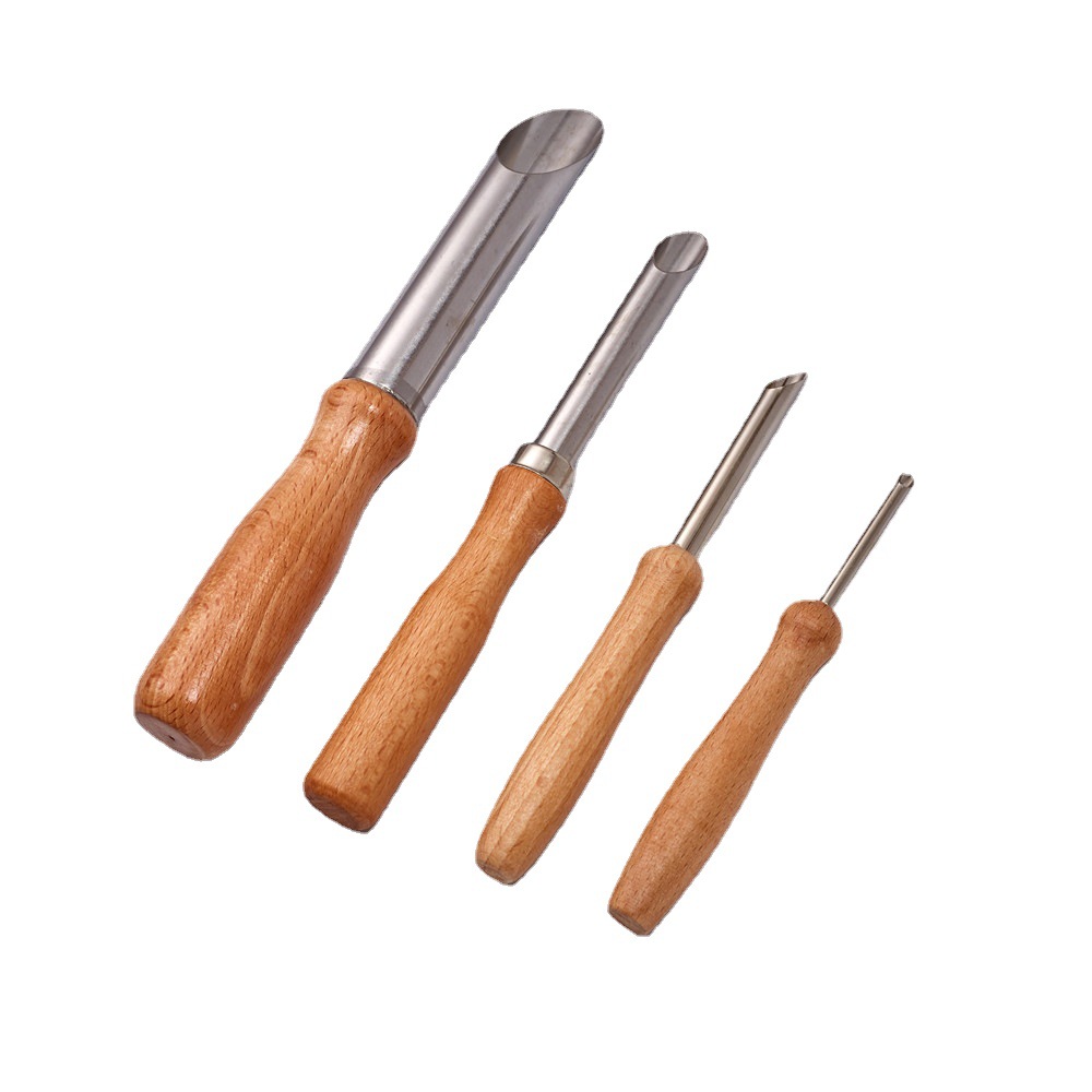 Suministro directo de fábrica FS2-20 4 acero inoxidable redondo puncher herramientas de arcilla cerámica suave modelo que hace las herramientas