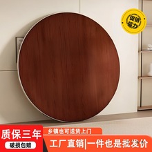 实木圆桌面板家用圆桌带转盘酒店餐厅加厚大圆桌面餐桌圆台面12人