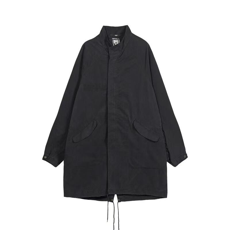 【预】SPE*LL2025秋新品复古鱼尾工装外套中长款简约休闲上衣女|undefined