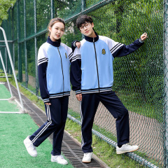 秋季二件套英伦学院风班服小学生棒球服外套初中生运动会校服团购