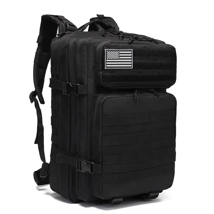 Viaje al aire libre bolsa de montaña de gran capacidad multifuncional tela oxford impermeable de hombro para hombres montar caminata mochila táctica