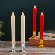 led电子蜡烛灯 长杆摇摆杆蜡 晃动仿真led电子蜡烛 家居婚庆装饰