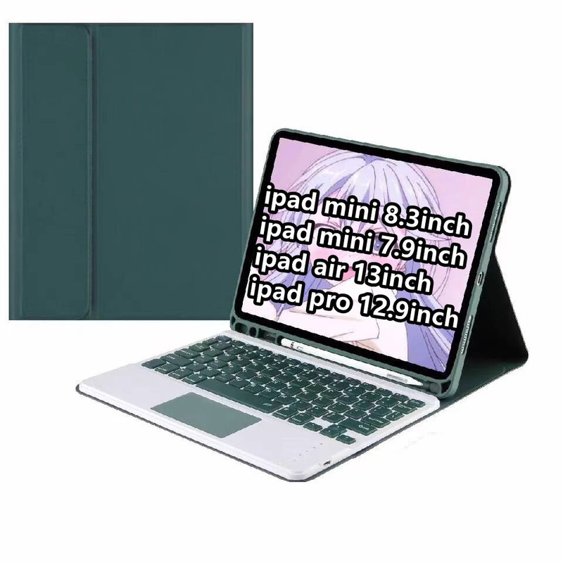 Suitable for iPad Air 13 Bluetooth Keyboard Protective Case Apple Mini Tablet Shell Pro 13inch Bluetooth Keyboard Touch Control Suitable for iPad Air 13 Bluetooth Keyboard Protective Case Apple Mini Tablet Shell Pro 13inch Bluetooth Keyboard Touch Control