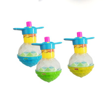 儿童玩具发光旋转小陀螺带发射器上链条宝宝互动小玩具幼儿园礼品
